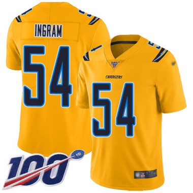 Los Angeles Chargers NFL Football Melvin Ingram Gold Jersey Youth Limited 54 100th Season Inverted Legend